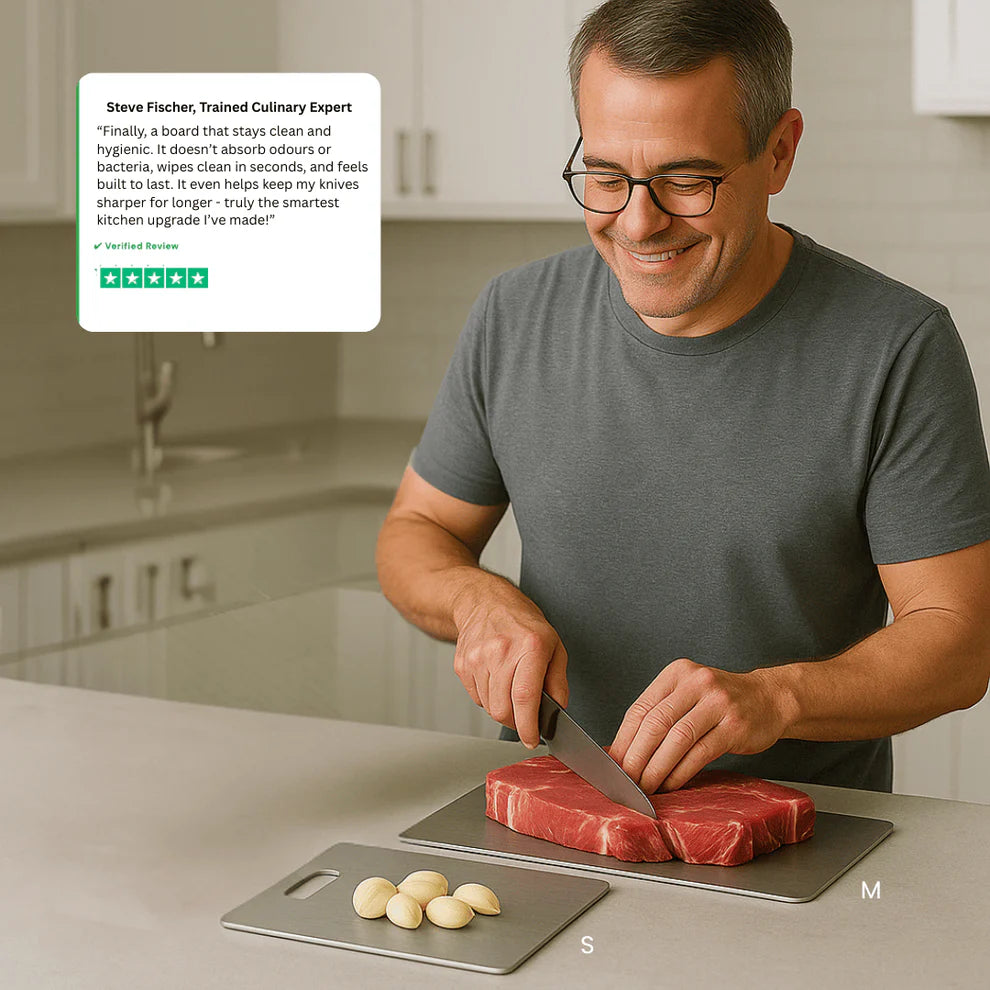 Silcov™ Pure Titanium Cutting Board