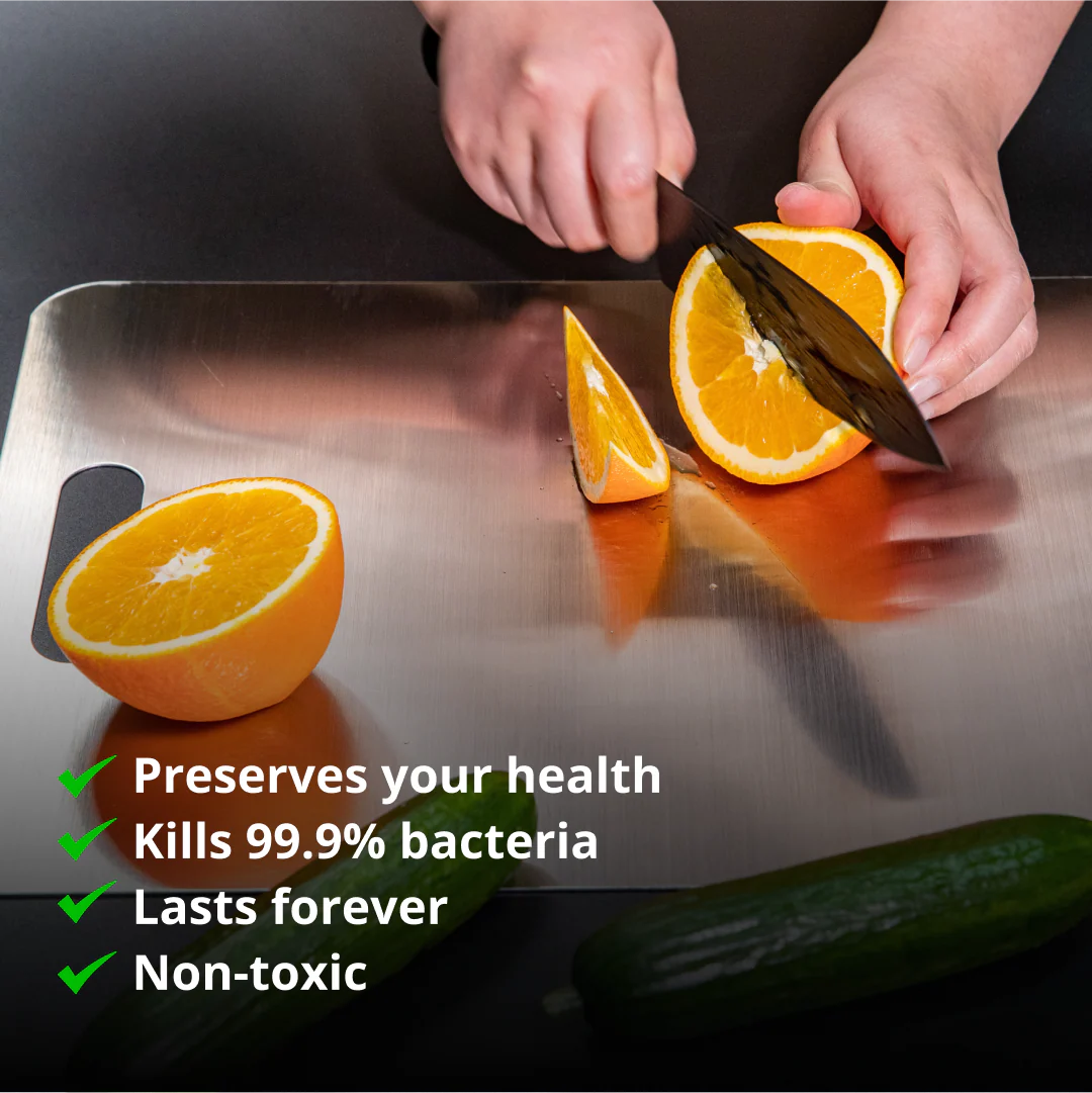 Silcov™ Pure Titanium Cutting Board